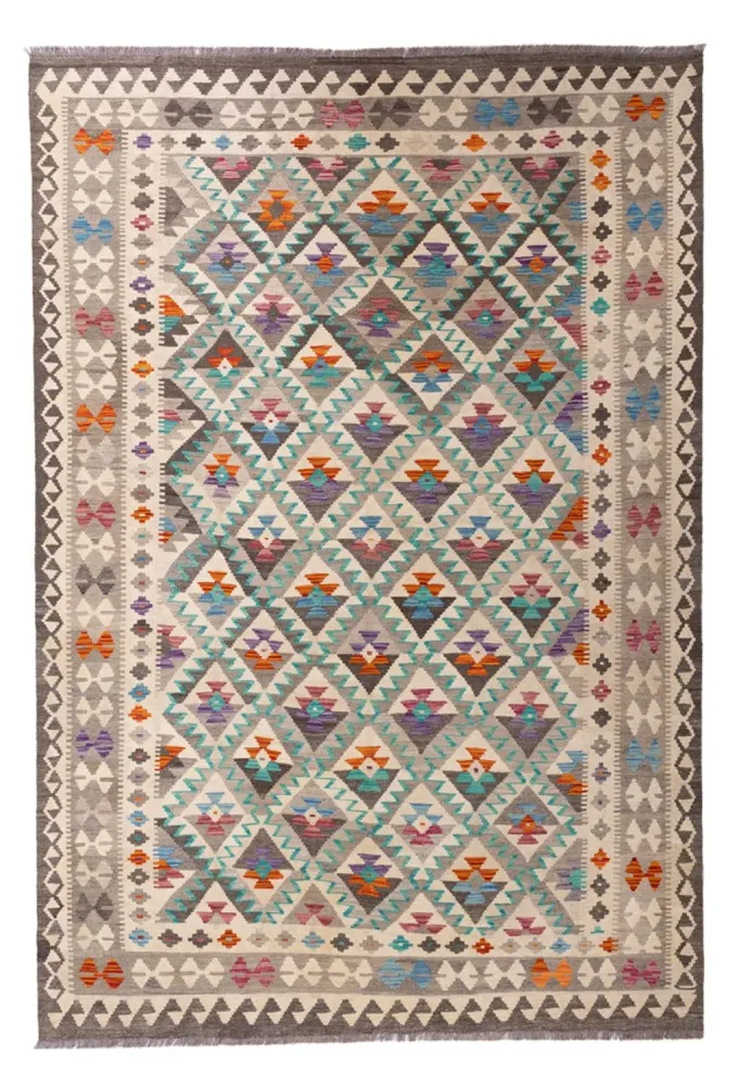 Tapete Kelim - Splash - 300 x 197 cm - multicolorido