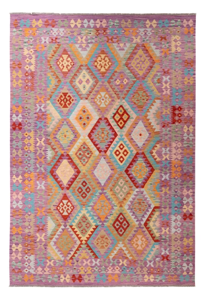 Tapete Kelim - Splash - 300 x 203 cm - multicolorido