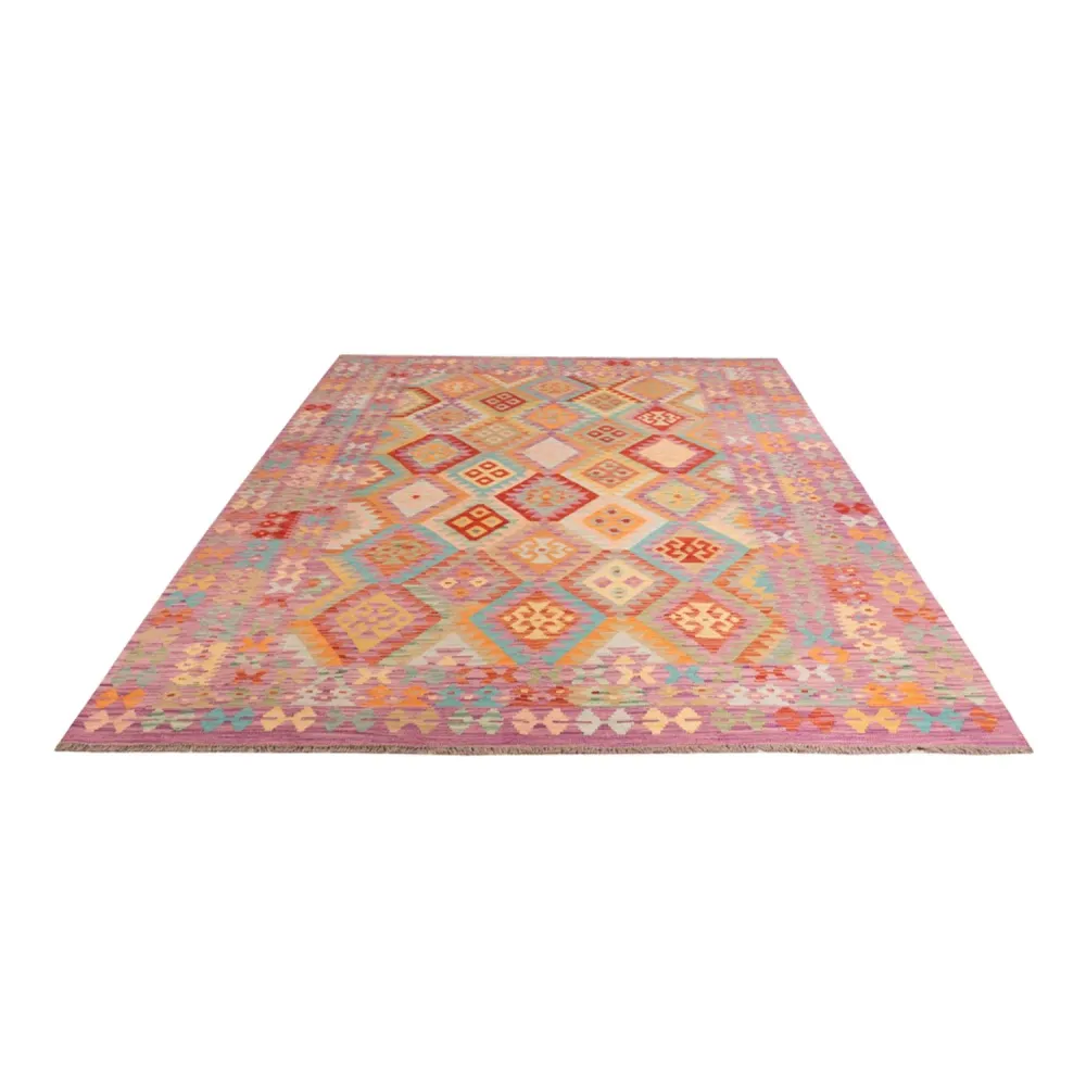 Tapete Kelim - Splash - 300 x 203 cm - multicolorido