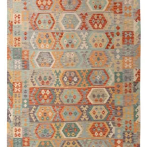 Tapete Kelim - Splash - 300 x 203 cm - multicolorido