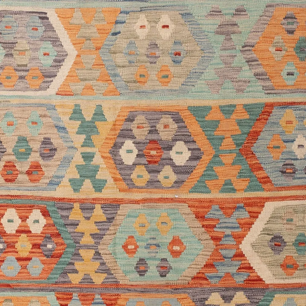 Tapete Kelim - Splash - 300 x 203 cm - multicolorido