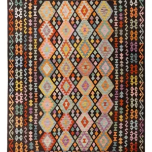 Tapete Kelim - Splash - 300 x 205 cm - multicolorido