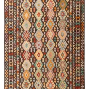 Tapete Kelim - Splash - 301 x 202 cm - multicolorido