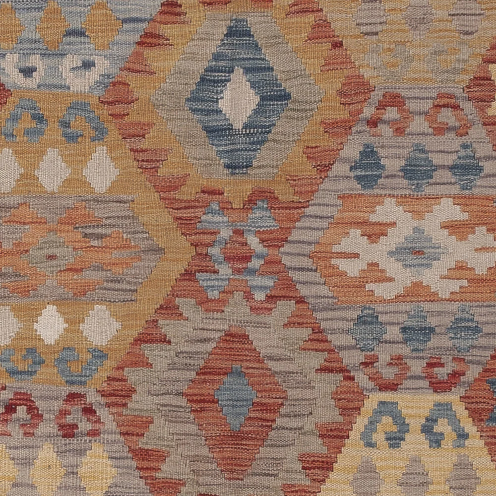 Tapete Kelim - Splash - 301 x 209 cm - multicolorido