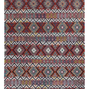 Tapete Kelim - Splash - 303 x 198 cm - multicolorido