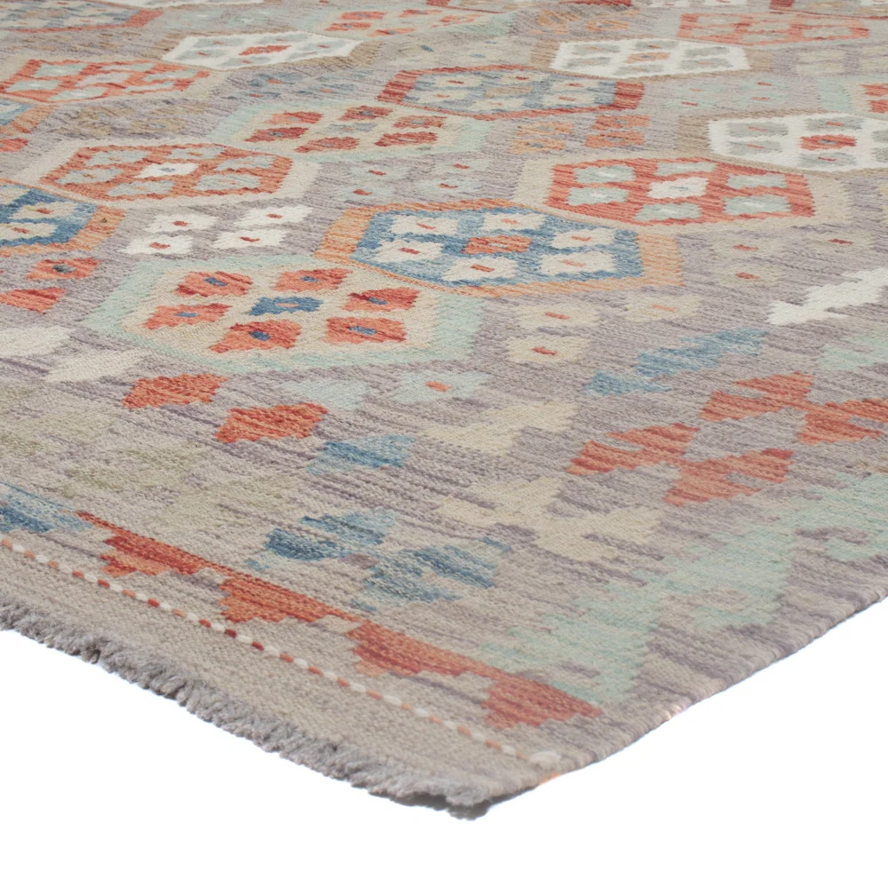 Tapete Kelim - Splash - 304 x 207 cm - multicolorido