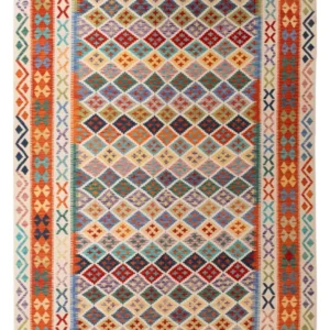 Tapete Kelim - Splash - 304 x 209 cm - multicolorido