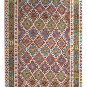 Tapete Kelim - Splash - 305 x 196 cm - multicolorido