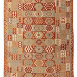 Tapete Kelim - Splash - 306 x 203 cm - multicolorido