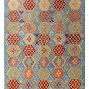 Tapete Kelim - Splash - 310 x 207 cm - multicolorido