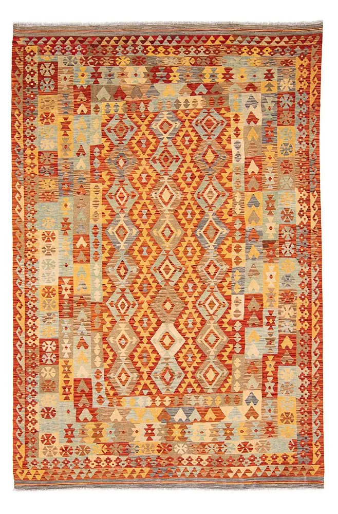 Tapete Kelim - Splash - 311 x 210 cm - multicolorido