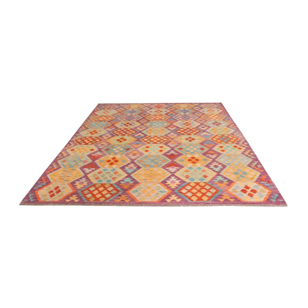 Tapete Kelim - Splash - 313 x 206 cm - multicolorido