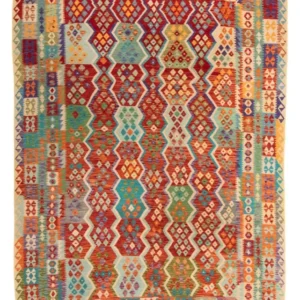 Tapete Kelim - Splash - 359 x 247 cm - multicolorido