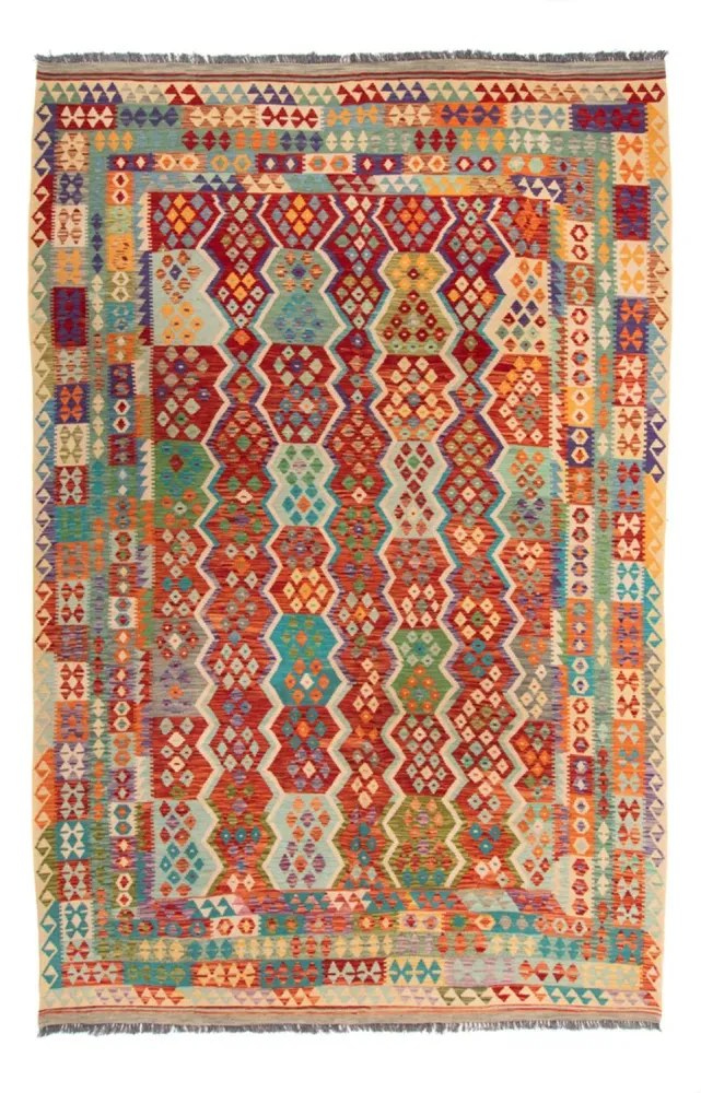 Tapete Kelim - Splash - 359 x 247 cm - multicolorido