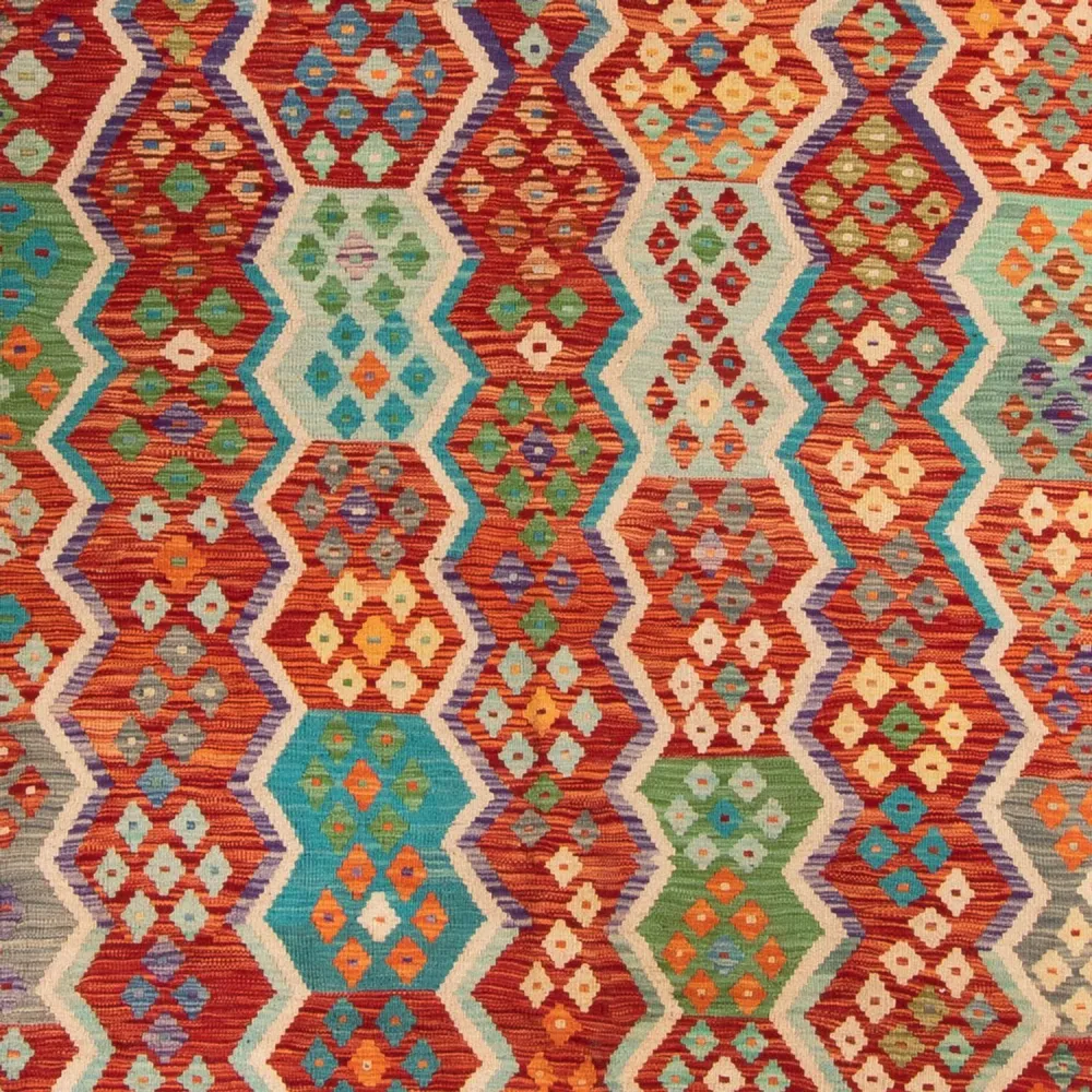 Tapete Kelim - Splash - 359 x 247 cm - multicolorido