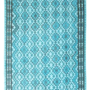 Tapete Kelim - Trendy - Vintage / Colorido - 277 x 195 cm - turquesa