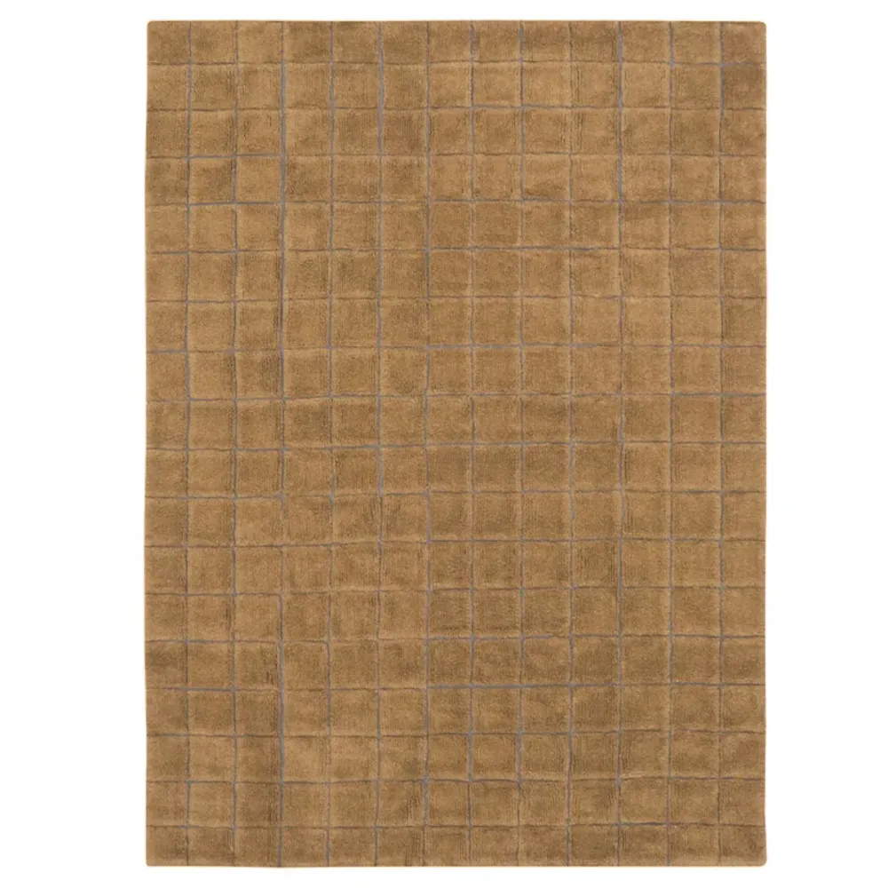 Tapete de Lã Mosaico Ocre 230 X 300 Cm