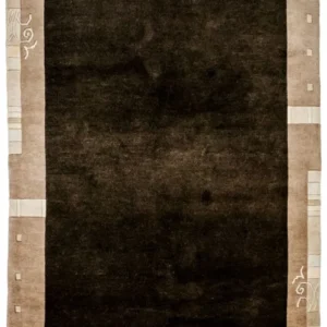Tapete Nepal - 201 x 141 cm - castanho