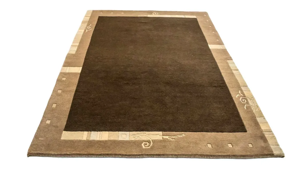 Tapete Nepal - 201 x 141 cm - castanho