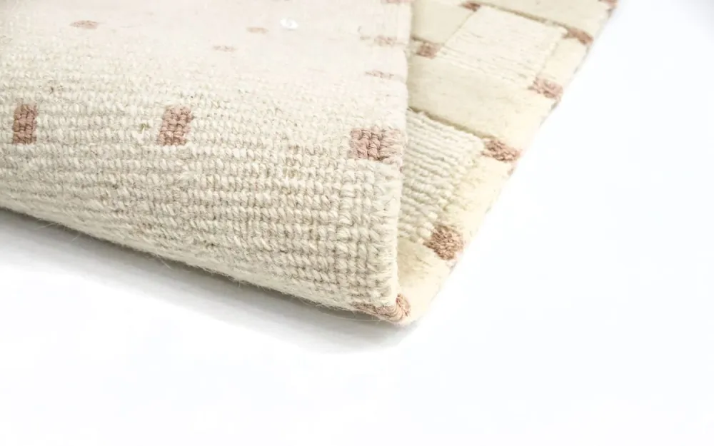 Tapete Nepal ronda - 150 x 150 cm - bege