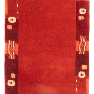 Tapete Nepal - 90 x 60 cm - vermelho