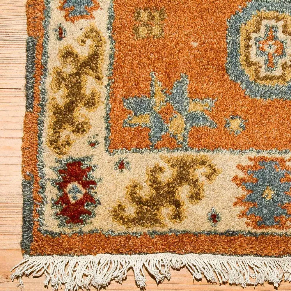 Tapete Oriental - 117 x 63 cm - laranja