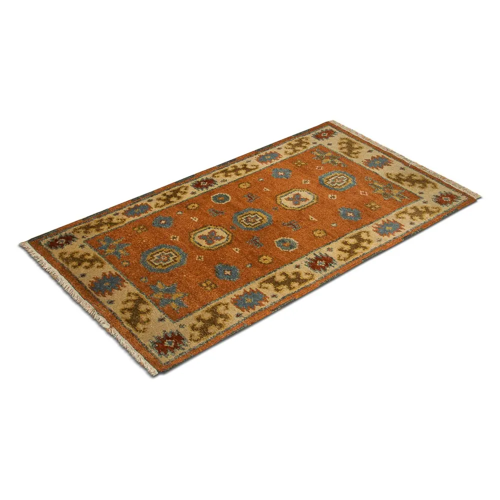 Tapete Oriental - 117 x 63 cm - laranja