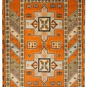Tapete Oriental - 149 x 93 cm - laranja