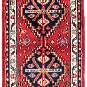 Tapete Oriental - 160 x 90 cm - vermelho