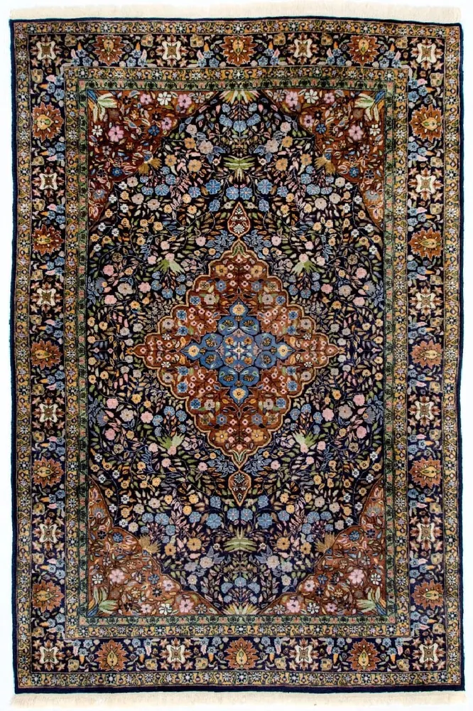 Tapete Oriental - 226 x 140 cm - azul