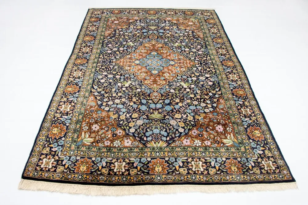 Tapete Oriental - 226 x 140 cm - azul