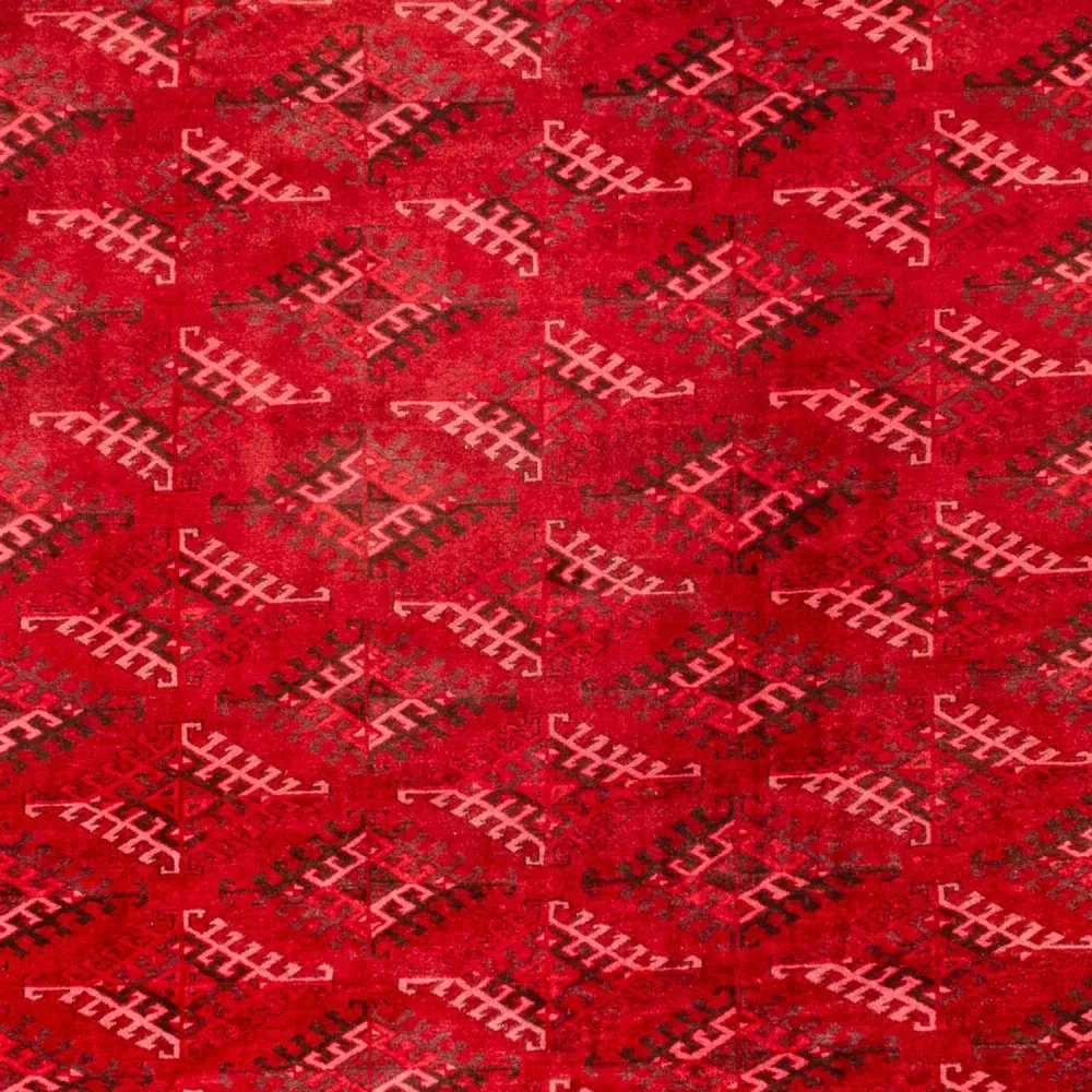 Tapete Oriental - 323 x 279 cm - vermelho