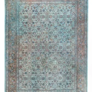 Tapete Oriental - 380 x 280 cm - turquesa