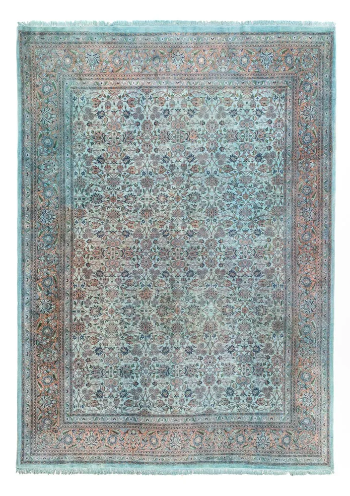 Tapete Oriental - 380 x 280 cm - turquesa