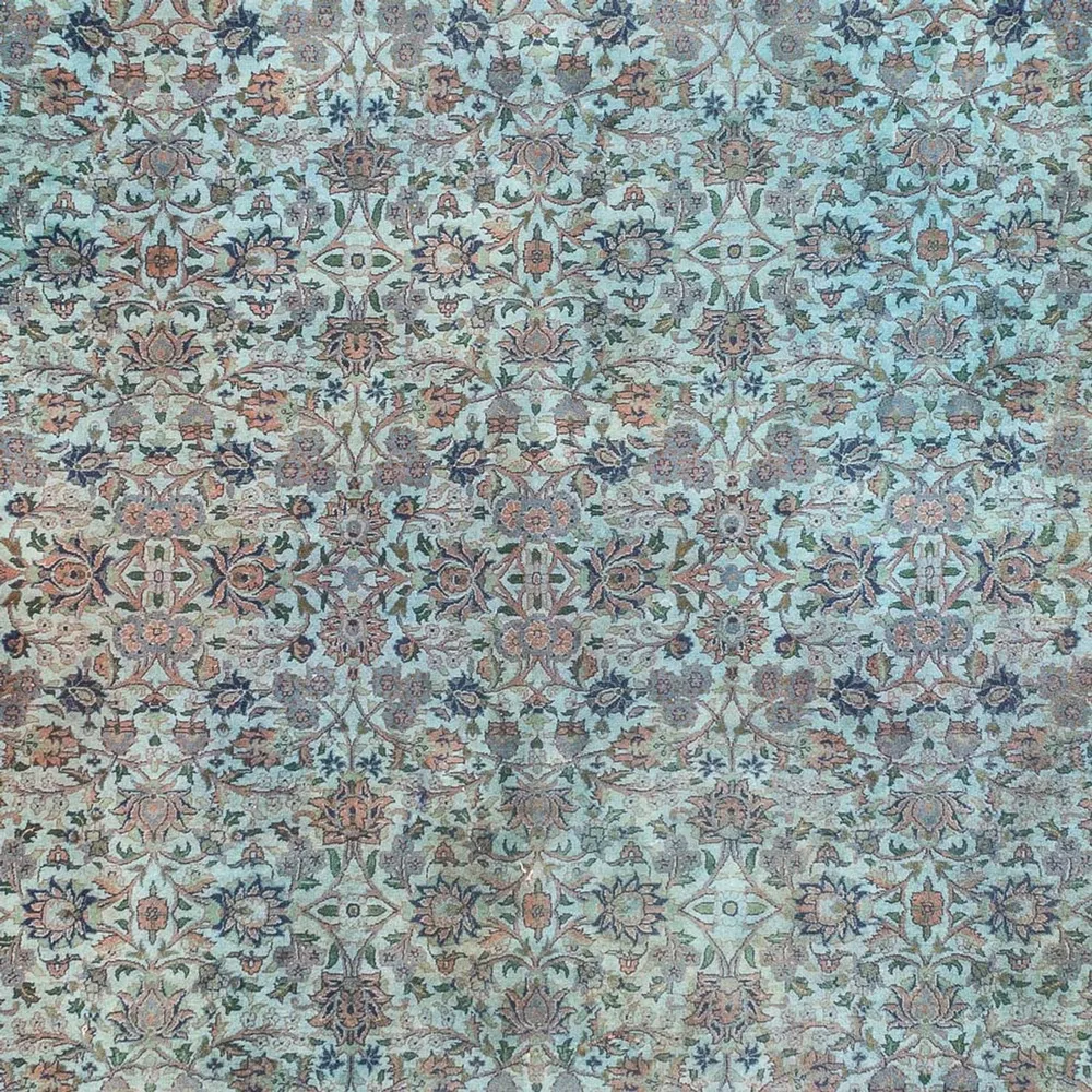 Tapete Oriental - 380 x 280 cm - turquesa
