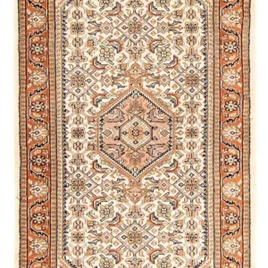 Tapete oriental - Bijar - Indus - 140 x 70 cm - bege