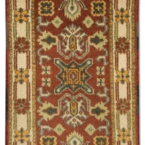 Tapete Oriental - 93 x 64 cm - ferrugem