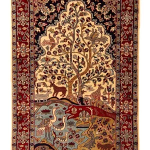 Tapete Oriental - Indus - 157 x 93 cm - multicolorido
