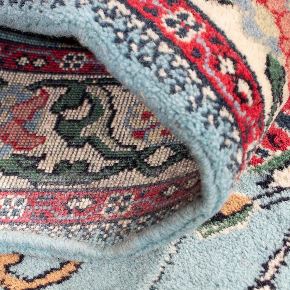 Tapete Oriental - Indus - 194 x 81 cm - azul claro