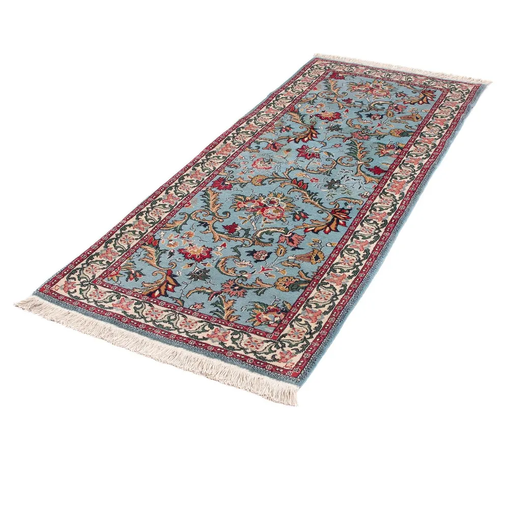 Tapete Oriental - Indus - 194 x 81 cm - azul claro