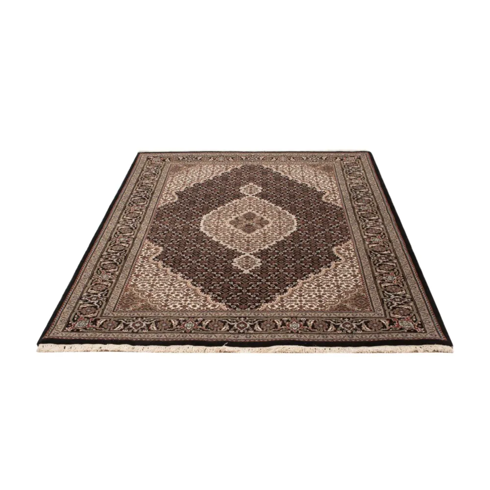Tapete Oriental - Tabriz - 184 x 120 cm - bege escuro