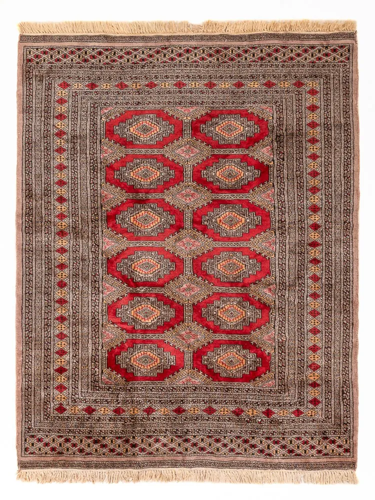 Tapete Paquistão - 165 x 124 cm - bege escuro