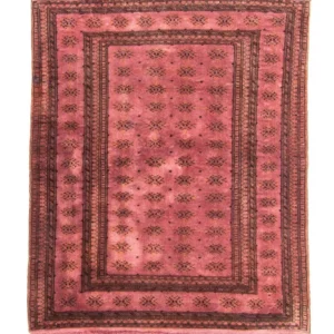 Tapete Paquistão - 165 x 131 cm - vermelho claro