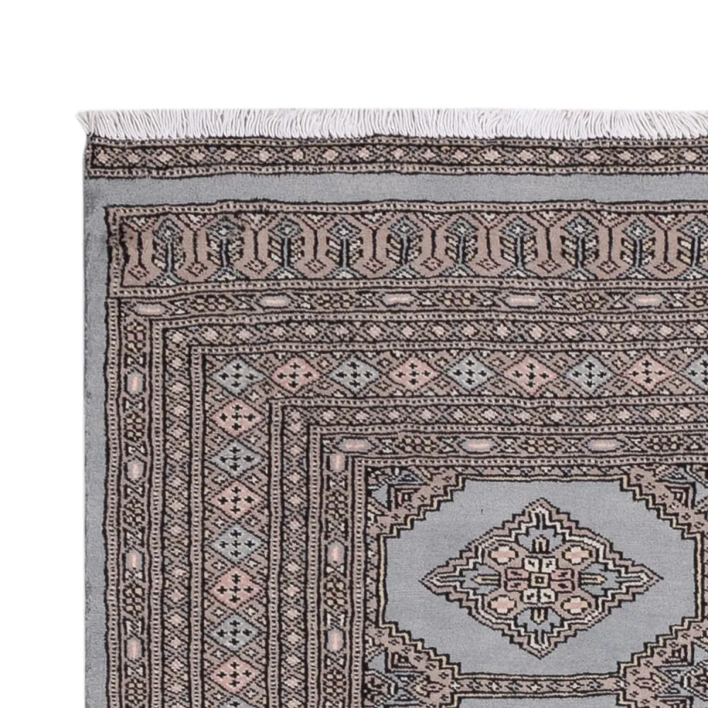 Tapete Paquistão - 181 x 124 cm - azul claro