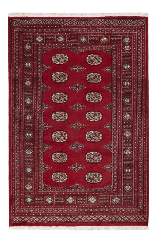 Tapete Paquistão - 182 x 124 cm - vermelho