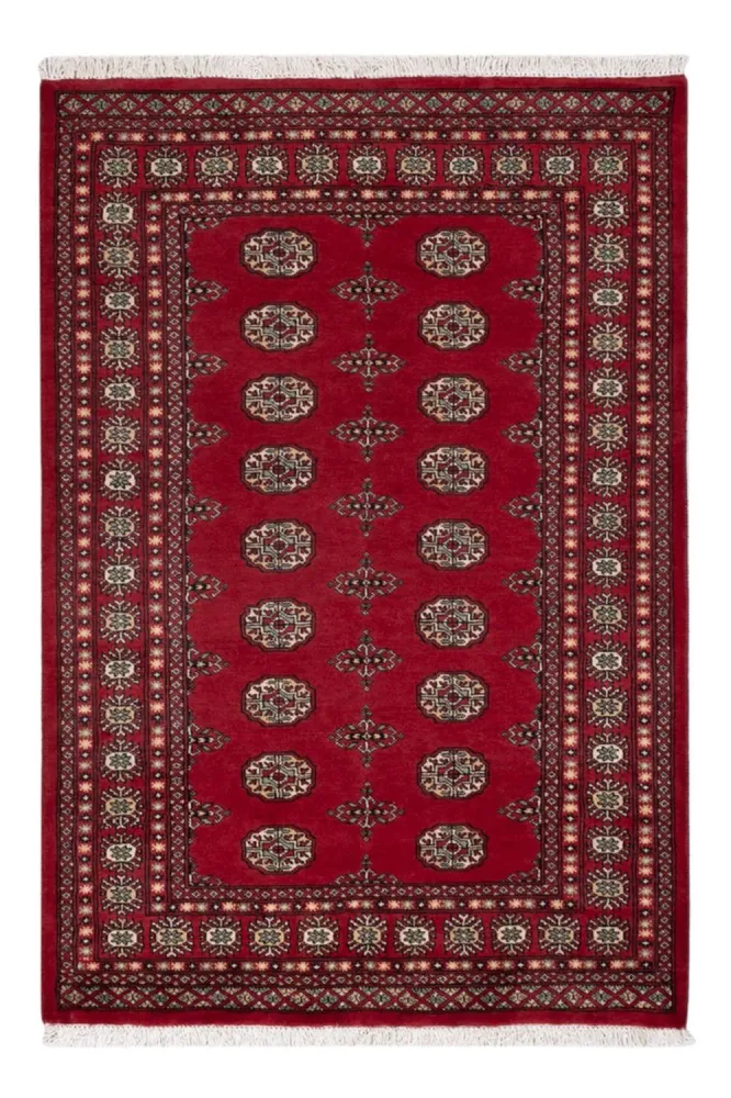 Tapete Paquistão - 189 x 126 cm - vermelho