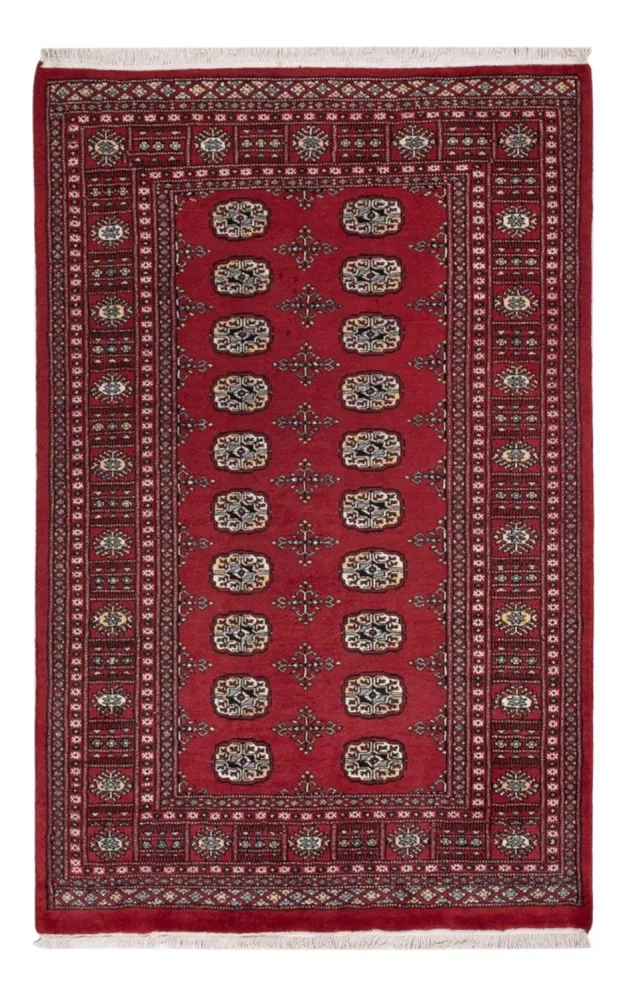 Tapete Paquistão - 191 x 124 cm - vermelho