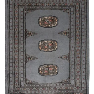 Tapete Paquistão - 81 x 61 cm - azul claro
