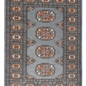 Tapete Paquistão - 96 x 63 cm - azul claro