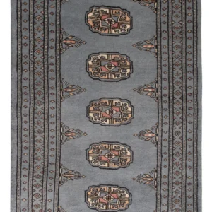 Tapete Paquistão - 99 x 61 cm - azul claro